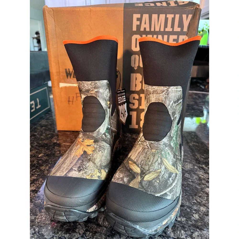 Western Chief Mens Ramble Neoprene Mid Waterproof Camo Boots 11 -20 Cold Rated